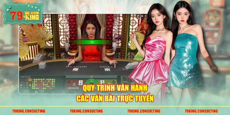 Quy trình vận hành các ván bài trực tuyến